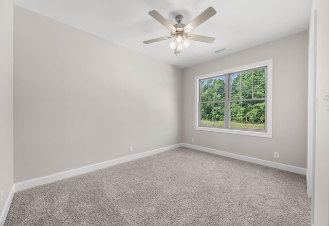 1456 Sango Commons Way, Clarksville, TN 37043 - unfurnished room with carpet floors, baseboards, and ceiling fan