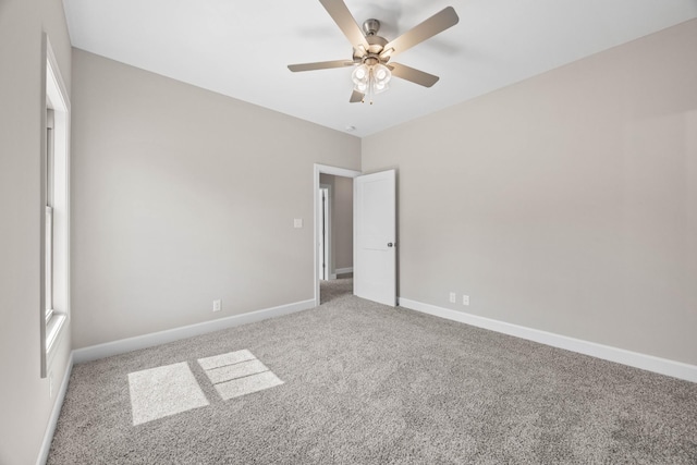 1456 Sango Commons Way, Clarksville, TN 37043 - unfurnished bedroom featuring carpet flooring, baseboards, and a ceiling fan