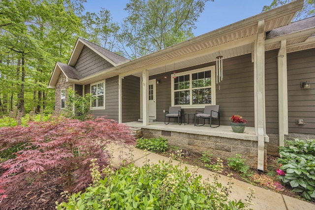27 Lightning Bug Ln, Sewanee, TN 37375 - doorway to property with a porch
