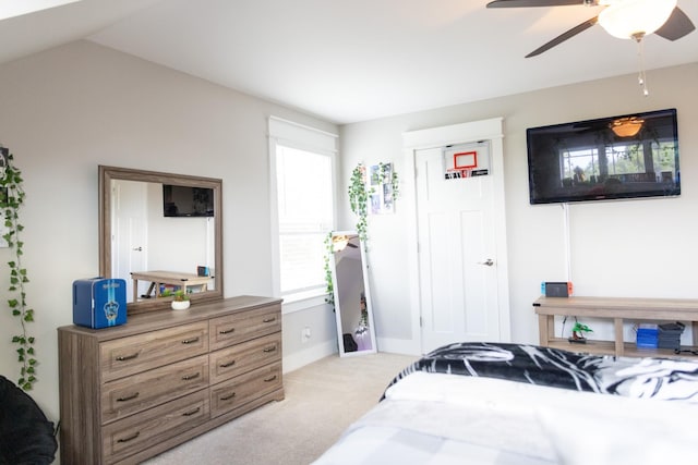 3303 Hampton Turner Dr, Murfreesboro, TN 37128 - bedroom with light carpet, ceiling fan, and baseboards