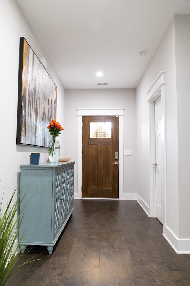 3303 Hampton Turner Dr, Murfreesboro, TN 37128 - foyer entrance featuring hardwood / wood-style flooring, baseboards, and recessed lighting