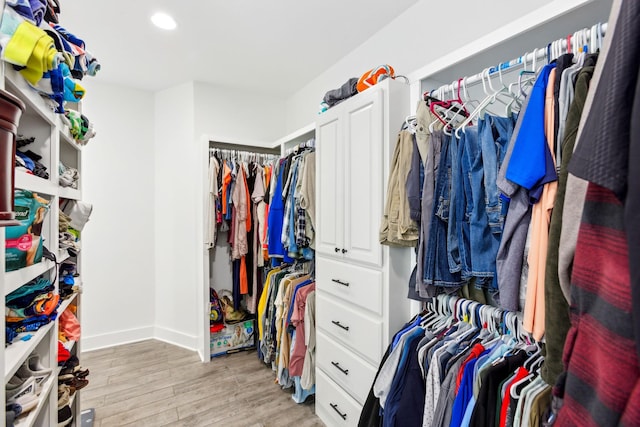 1930 Williams Rd, Lafayette, TN 37083 - spacious closet with light wood finished floors