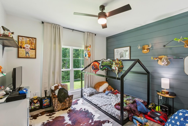 1930 Williams Rd, Lafayette, TN 37083 - bedroom featuring multiple windows and ceiling fan