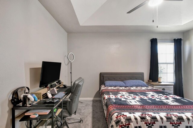 362 Shoshone Pl, Murfreesboro, TN 37128 - carpeted bedroom featuring ceiling fan and baseboards