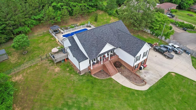 view of subject property