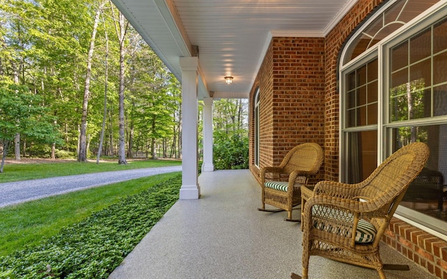 2385 Clear Brooks Dr, Signal Mountain, TN 37377 - view of covered porch