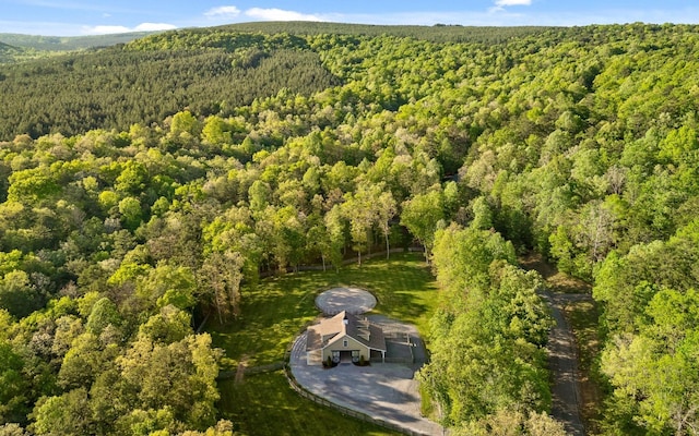 2385 Clear Brooks Dr, Signal Mountain, TN 37377 - view from above of property featuring a heavily wooded area