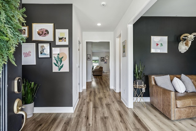 321 Union Pier Dr, Mount Juliet, TN 37122 - corridor featuring light wood-style floors and baseboards