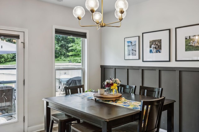 321 Union Pier Dr, Mount Juliet, TN 37122 - dining space with a chandelier