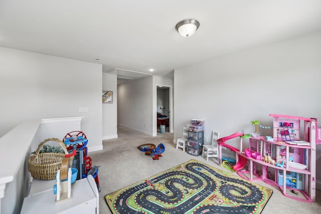321 Union Pier Dr, Mount Juliet, TN 37122 - rec room with carpet, attic access, and baseboards