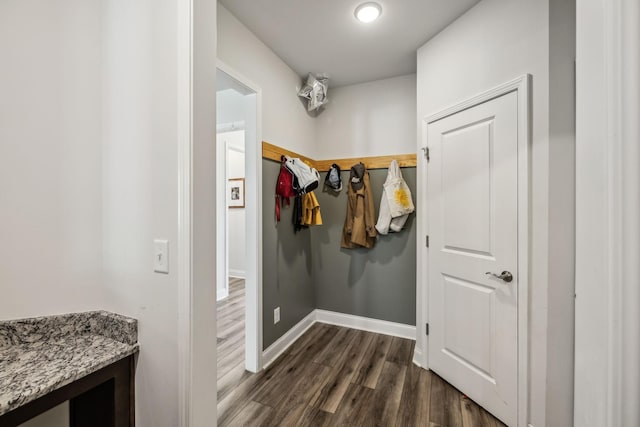 321 Union Pier Dr, Mount Juliet, TN 37122 - mudroom featuring dark wood finished floors and baseboards