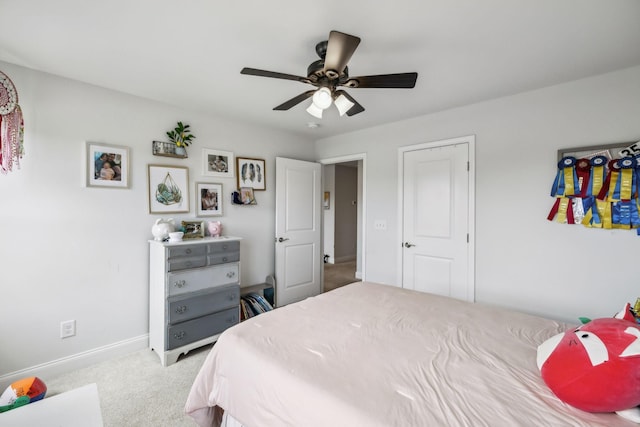 321 Union Pier Dr, Mount Juliet, TN 37122 - bedroom featuring carpet, baseboards, and a ceiling fan