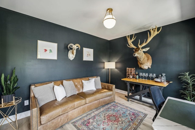 321 Union Pier Dr, Mount Juliet, TN 37122 - living room featuring wood finished floors and baseboards