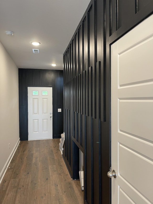 53 Charleston Cv, Clarksville, TN 37043 - hallway featuring dark wood-style floors and recessed lighting