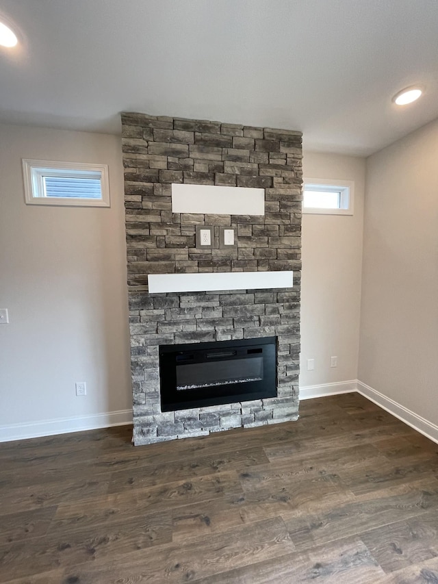 53 Charleston Cv, Clarksville, TN 37043 - detailed view of a fireplace and wood finished floors