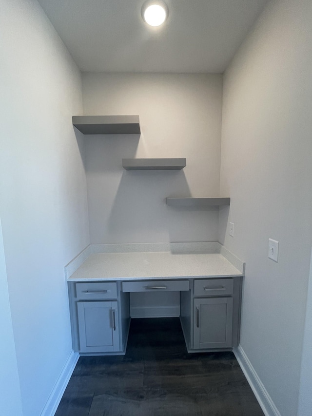 54 Charleston Cv, Clarksville, TN 37043 - unfurnished office with built in study area and dark wood-style flooring