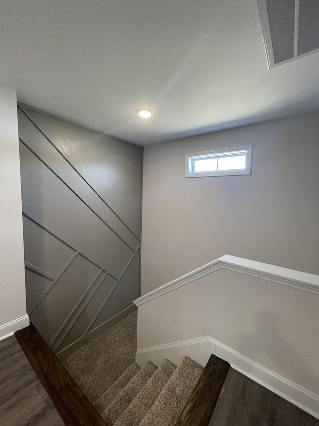 54 Charleston Cv, Clarksville, TN 37043 - stairs featuring wood finished floors and recessed lighting