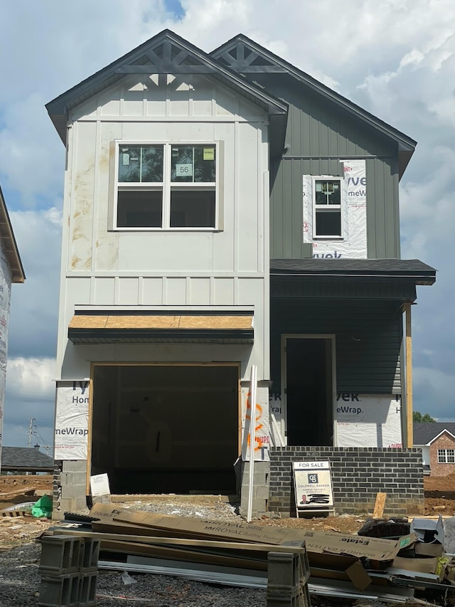 56 Charleston Cv, Clarksville, TN 37043 - property under construction featuring board and batten siding