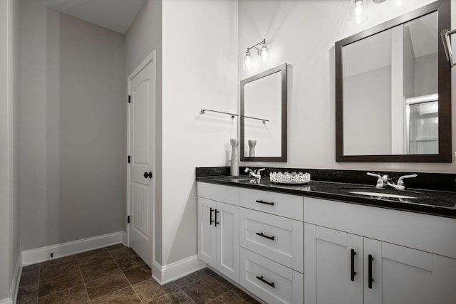 102 Murrell Rd, Dickson, TN 37055 - full bath featuring double vanity and stone finish flooring