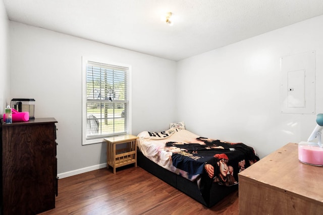 571 Kathryn Ct, Clarksville, TN 37042 - bedroom featuring electric panel and wood finished floors