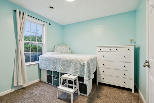 2236 Kim Dr, Clarksville, TN 37043 - bedroom with dark carpet and baseboards