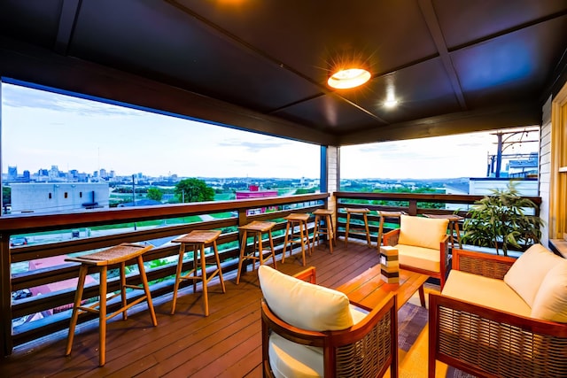 10B Fern Ave, Nashville, TN 37207 - deck with a view of city