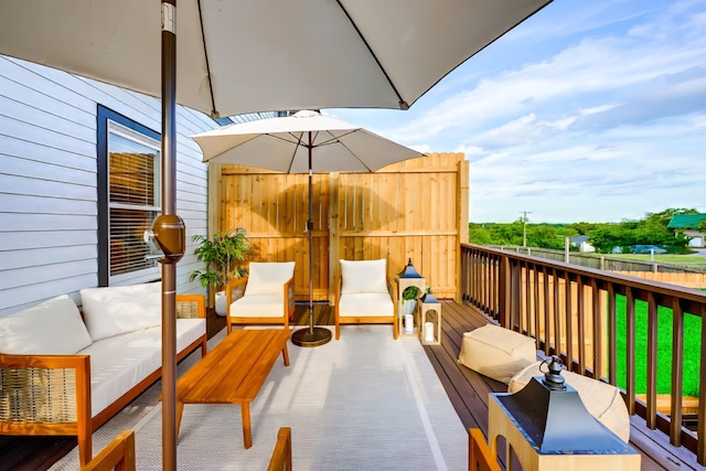10B Fern Ave, Nashville, TN 37207 - wooden terrace with an outdoor hangout area