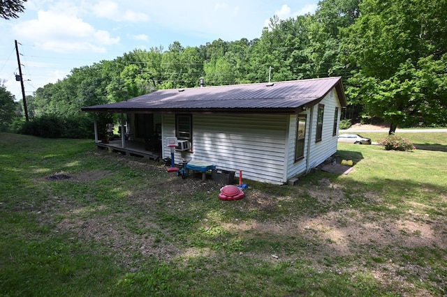 9097 Denton Rd, Linden, TN 37096 - view of outdoor structure featuring a forest view