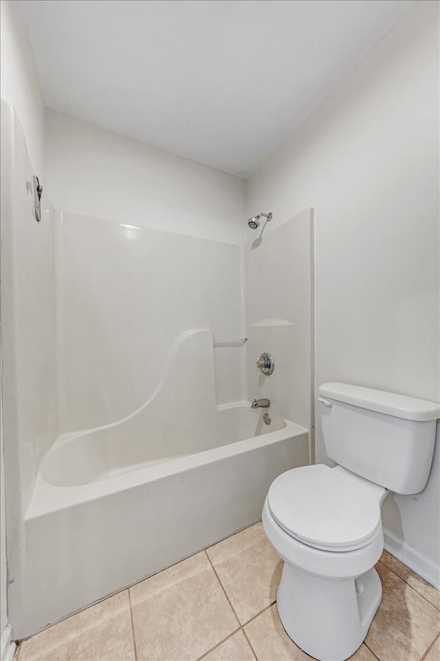1910 Burlington Cir, Columbia, TN 38401 - bathroom with tile patterned flooring, toilet, and shower / bathtub combination