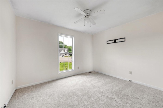 1910 Burlington Cir, Columbia, TN 38401 - empty room featuring carpet floors, a ceiling fan, and baseboards