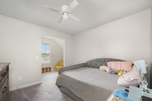 705 Watson Ct, Spring Hill, TN 37174 - bedroom with carpet, baseboards, and ceiling fan