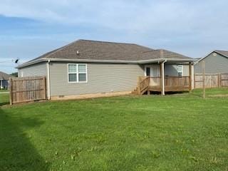 117 Raspberry Dr, Winchester, TN 37398 - back of house featuring a deck