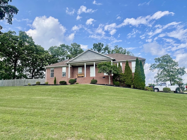 126 E Laurel Dr, Lawrenceburg, TN 38464 - view of front of home featuring brick siding