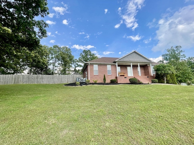 126 E Laurel Dr, Lawrenceburg, TN 38464 - view of front facade featuring brick siding