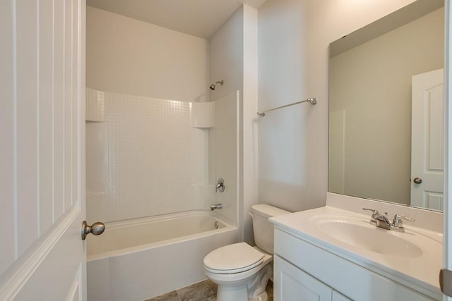 1247 Linn Cove Ct, Gallatin, TN 37066 - bathroom featuring toilet, shower / bath combination, and vanity