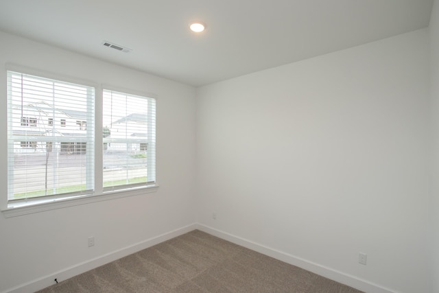 122 W Cassa Way, Mount Juliet, TN 37122 - spare room featuring baseboards, light colored carpet, and recessed lighting
