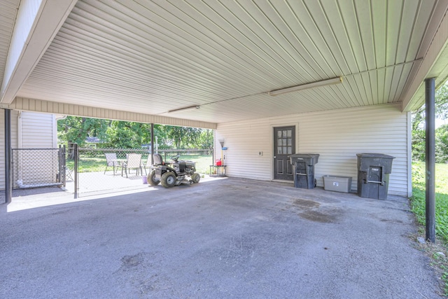 1111 Greenhill St, Murfreesboro, TN 37129 - view of patio / terrace featuring an attached carport