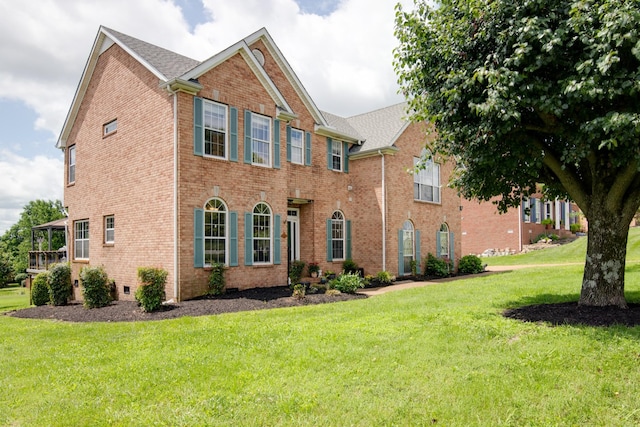 237 Dandridge Dr, Franklin, TN 37067 - view of front of house with brick siding and a front yard