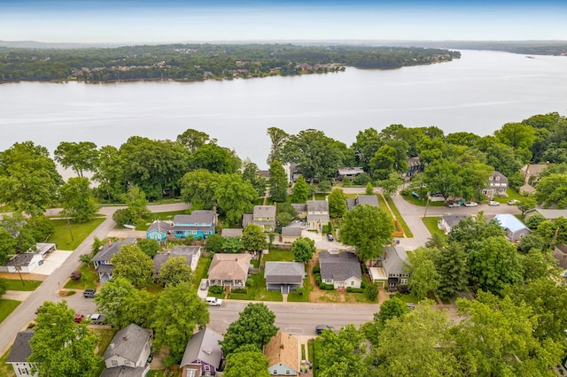 1007 Birdsall St, Old Hickory, TN 37138 - aerial perspective of suburban area featuring a large body of water