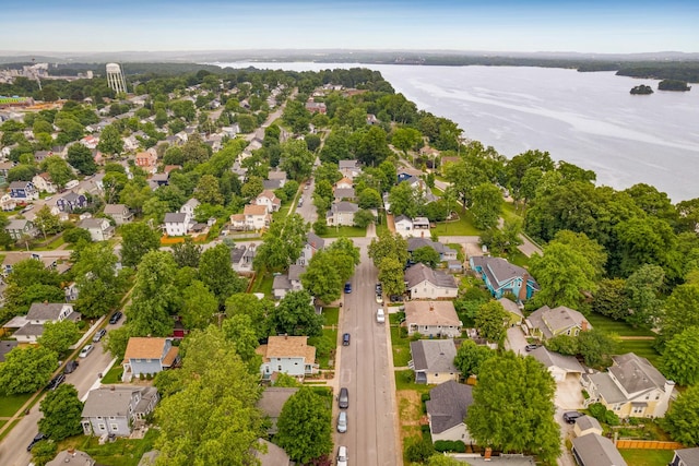 1007 Birdsall St, Old Hickory, TN 37138 - aerial perspective of suburban area featuring a large body of water