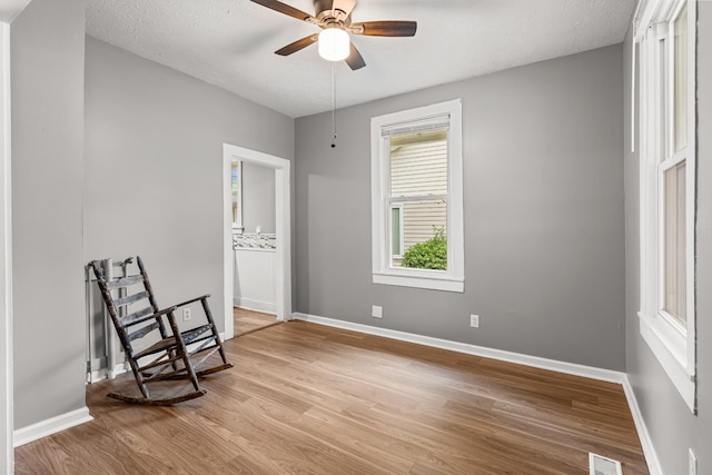 1007 Birdsall St, Old Hickory, TN 37138 - unfurnished room with light wood-style flooring, ceiling fan, and baseboards