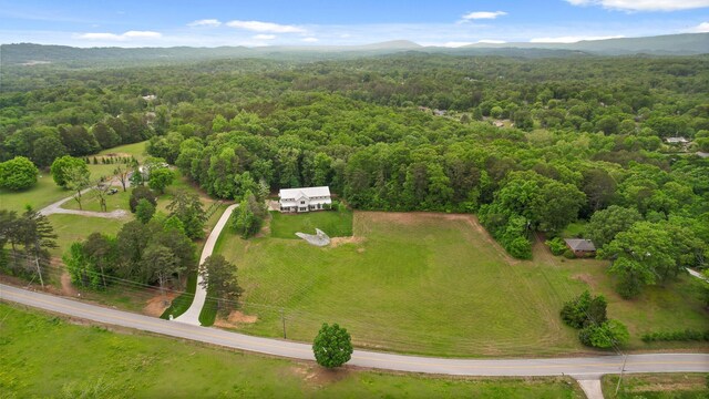 1440 Bowman Rd, Hixson, TN 37343 - bird's eye view of a forest and a mountain backdrop