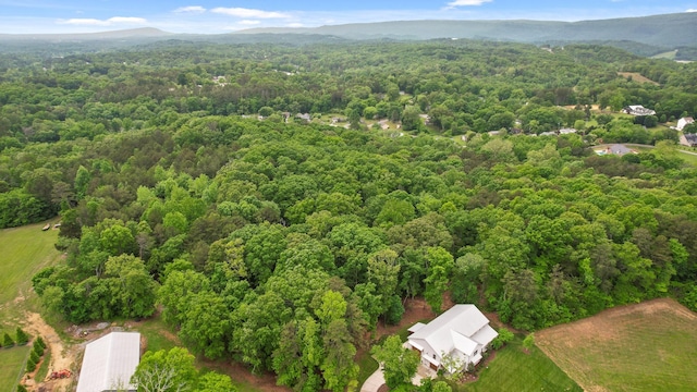 1440 Bowman Rd, Hixson, TN 37343 - bird's eye view of a heavily wooded area and mountains