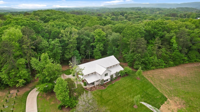 1440 Bowman Rd, Hixson, TN 37343 - view of subject property with a heavily wooded area