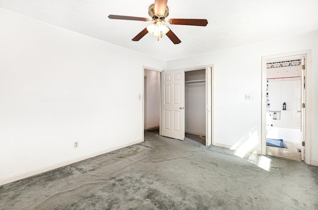 1500 Rice Hill Ct, Antioch, TN 37013 - unfurnished bedroom with carpet floors, baseboards, and a closet
