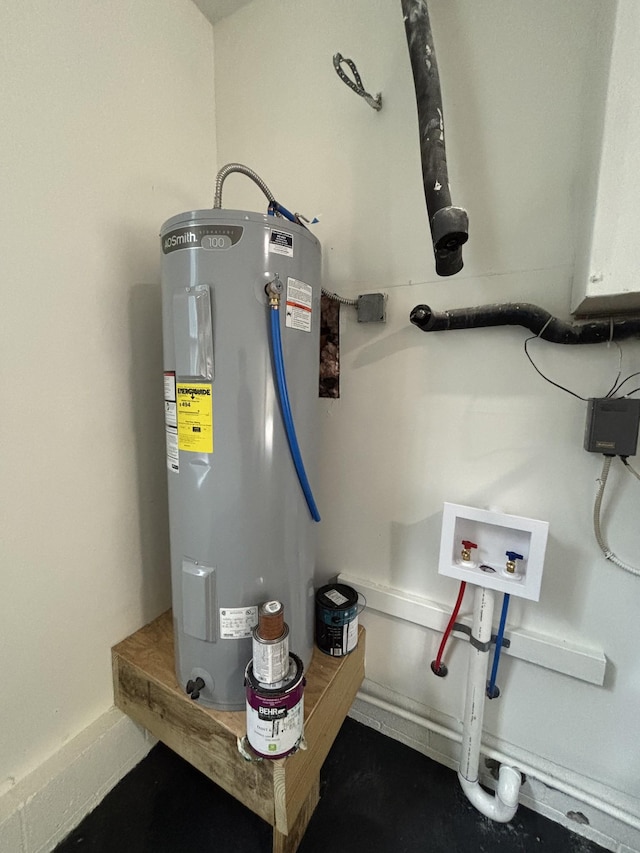 3221 New Towne Rd, Antioch, TN 37013 - utility room featuring water heater