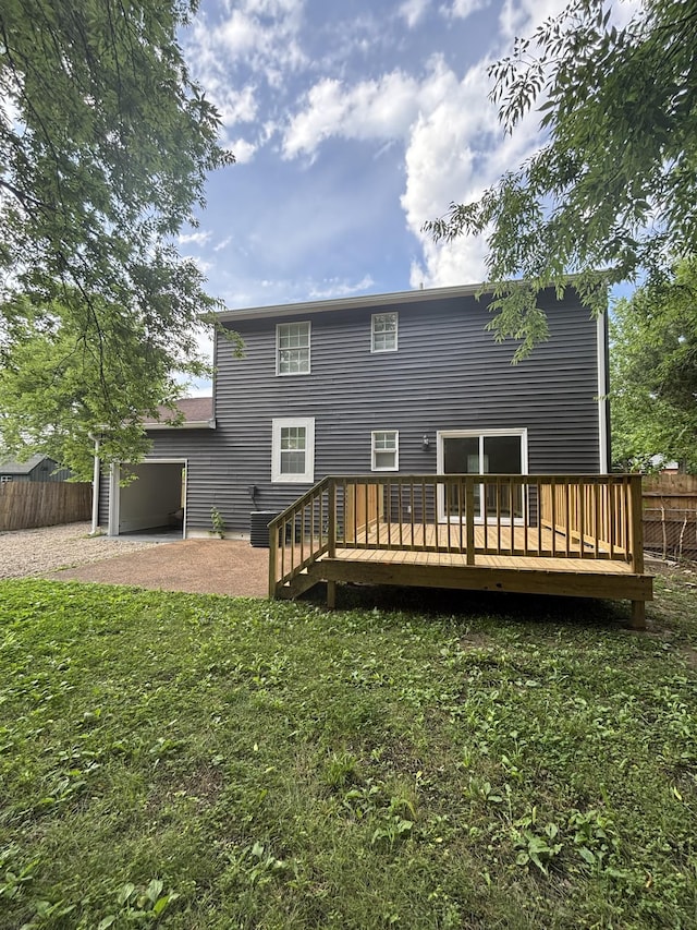 3221 New Towne Rd, Antioch, TN 37013 - back of house with a deck and a patio area