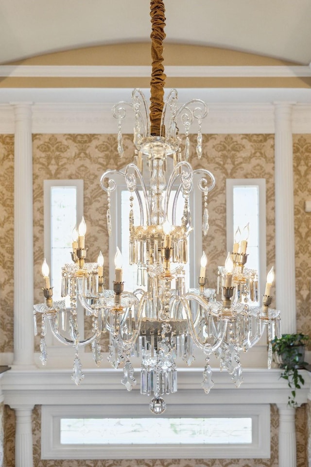 901 Fair St, Franklin, TN 37064 - detailed view of a chandelier