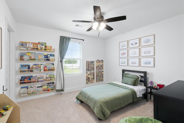 108 Model Ct, Columbia, TN 38401 - carpeted bedroom with a ceiling fan and baseboards