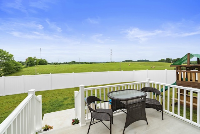 108 Model Ct, Columbia, TN 38401 - view of patio with a view of countryside